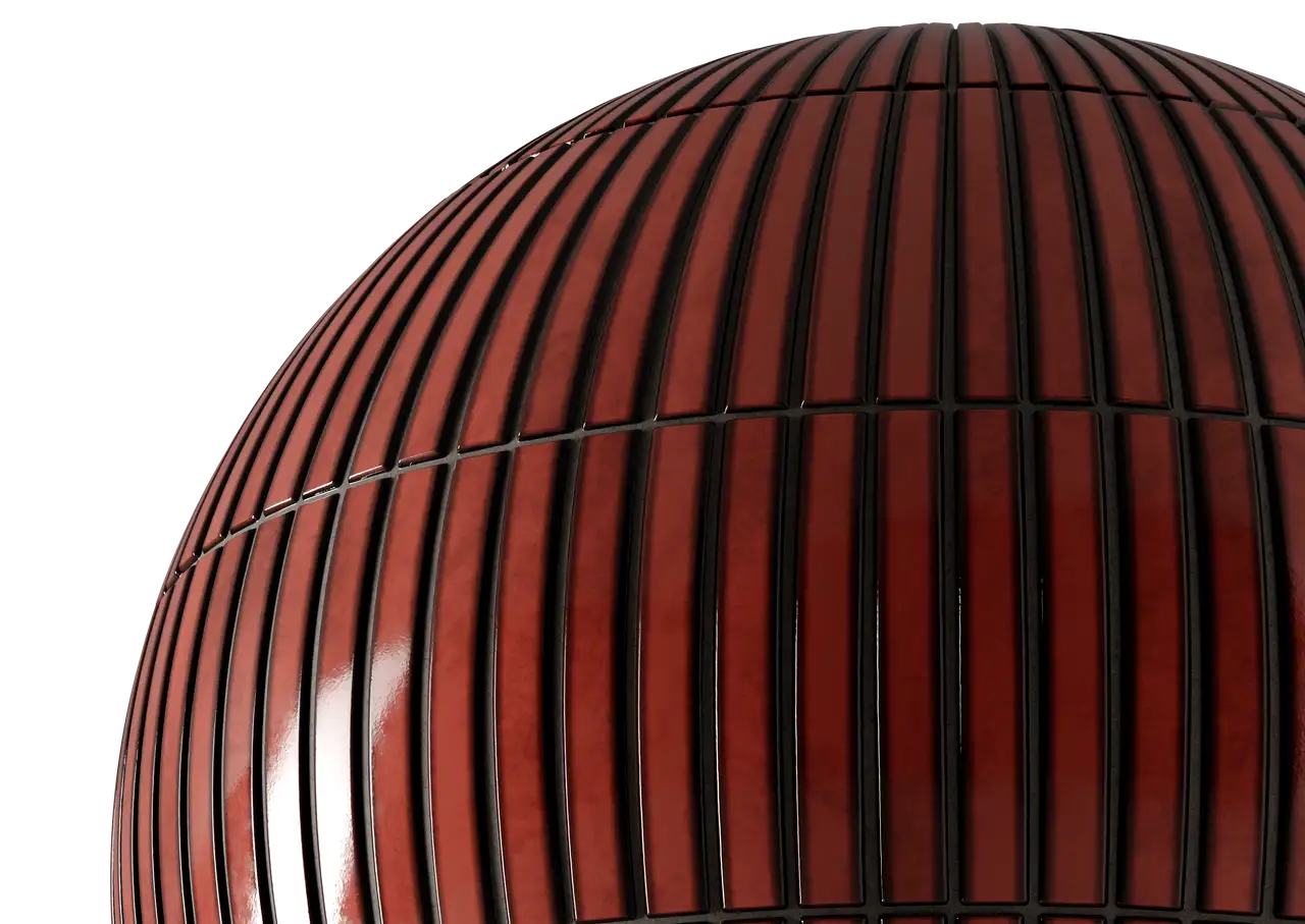 Red Ember Yubi Tile Texture